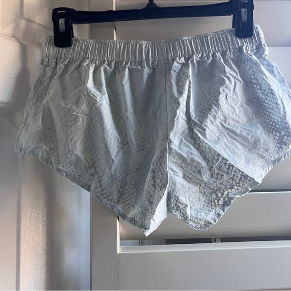 FP Movement by Free People metallic Blue lightweight windbreaker short set - Picture 14 of 15